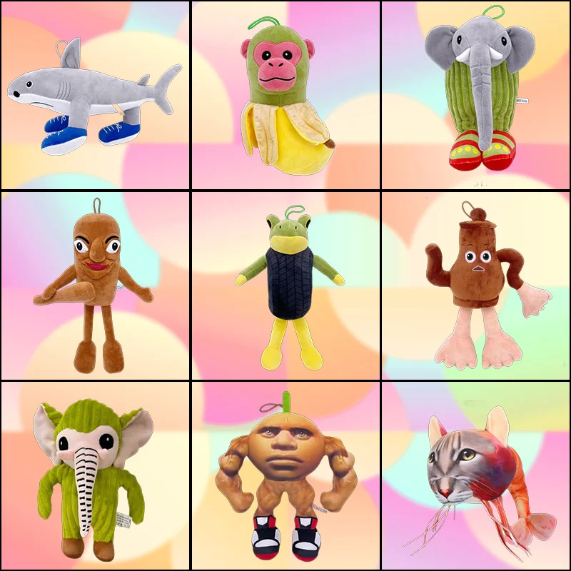 Nuevo Brainrot italiano peluches animales Tralalelo Tralala Brr Brr Patapim Trulimerotrulicina muñeco de peluche juguetes de peluche regalo de Navidad