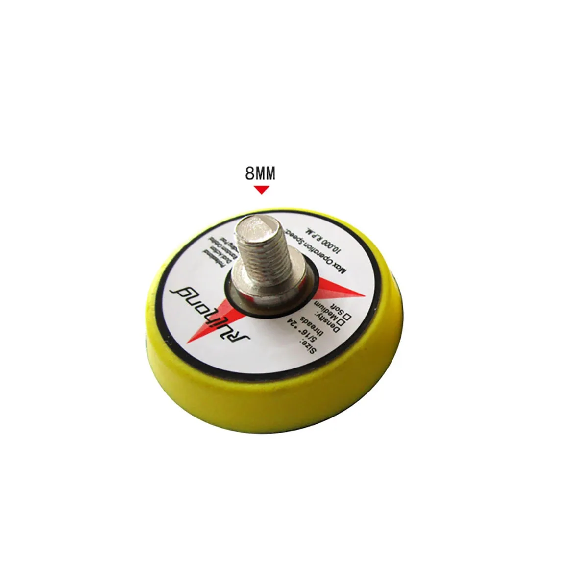 2 Inch 50MM Pneumatic Tray Air Polisher Sander Machine Grinder Tools Wood Polish Disc Backing Plate Woodworking Sanding Pad
