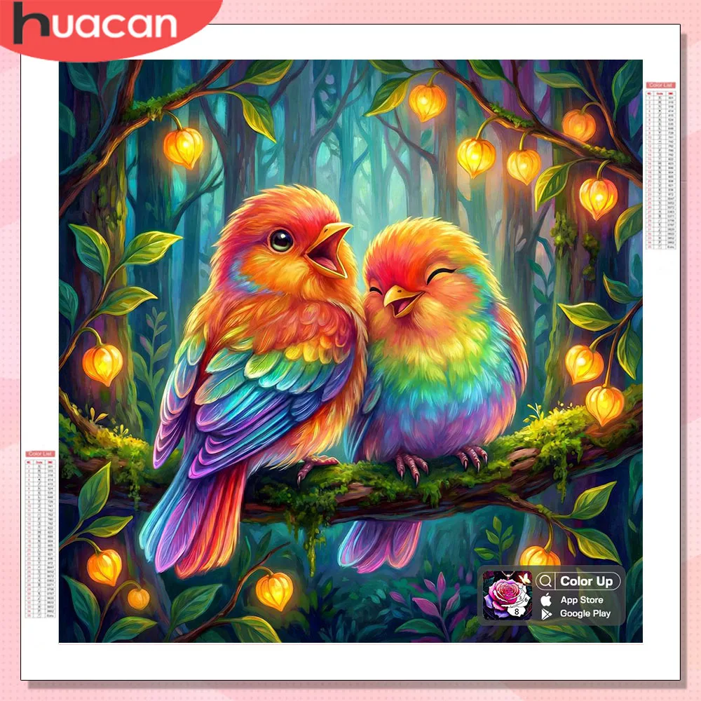 HUACAN Diamond Painting Parrot Animal Diamond Art New 2026 B