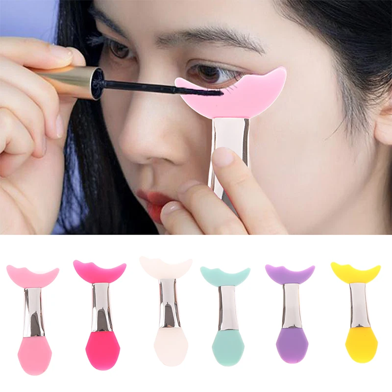 1pcs Silicone Eyeliner Auxiliary Artifact Cosmetic Products To Draw Eyeliner Eyebrow Lipstick Auxiliary Tool