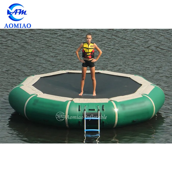 Durable cheap inflatable sungear water trampoline inflatable sea trampoline