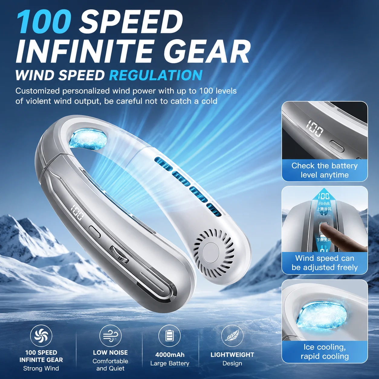 Thumbnail 2 - #44 Wearable Neck Fans Discount Picks