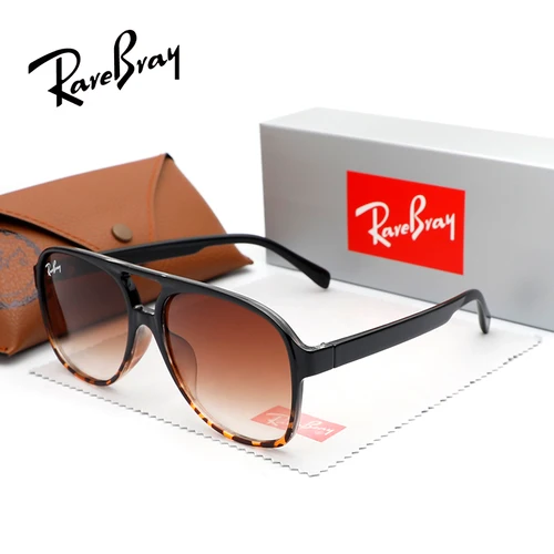 RareBray Moda Gafas de sol polarizadas con montura grande Piloto Ocio al aire libre Gradiente Gafas protectoras unisex