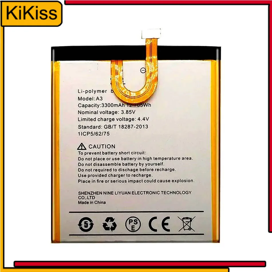 

3300Mah Mobile Phone Battery For Umi Umidigi A3 Pro A3pro Environmentally Friendly Safe