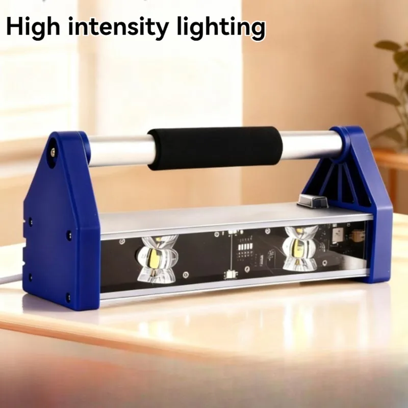 

Universal LED Grinding Spotlight Putty Wall Construction Acceptance Clear Corner Lamp ﻿
