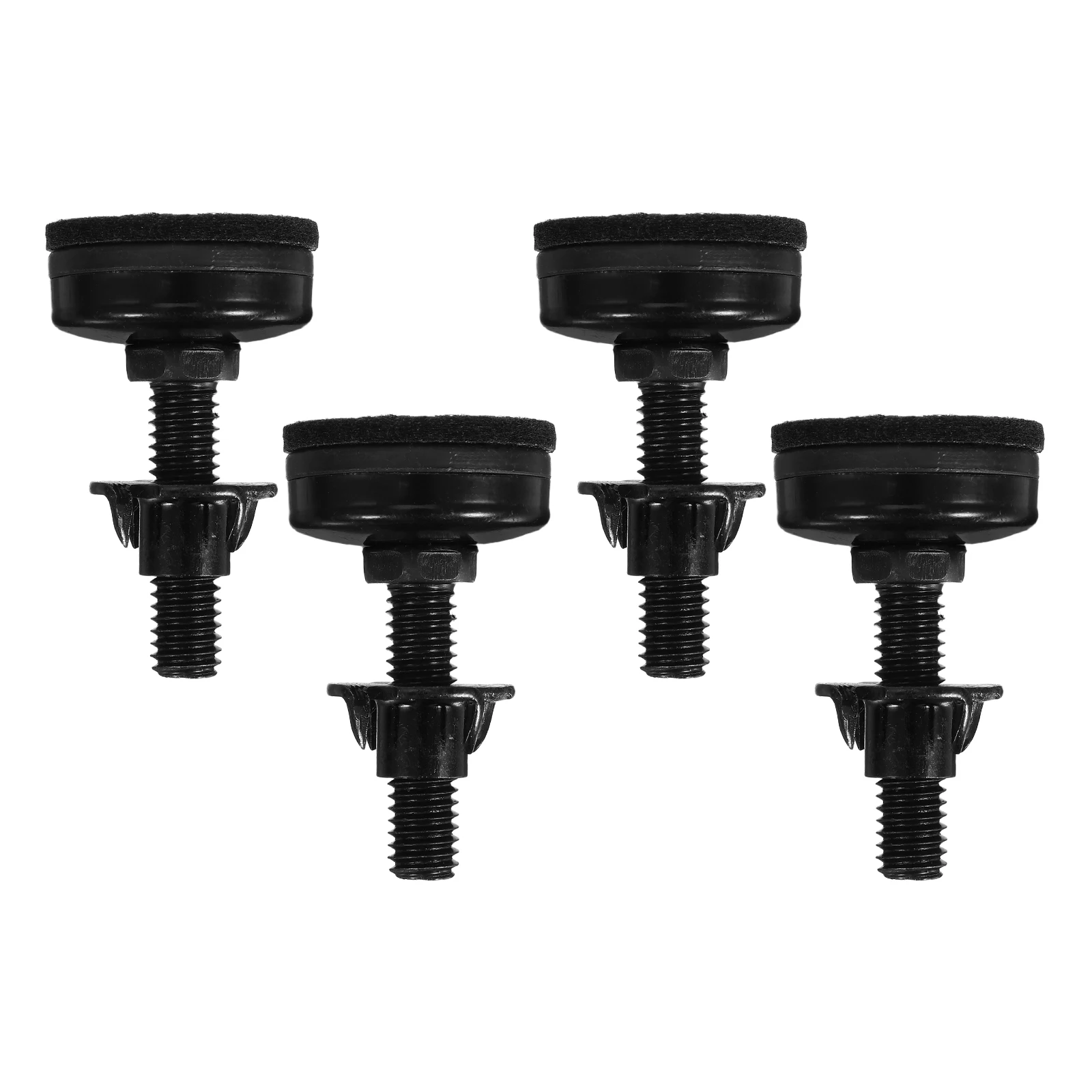 

8Pcs Furniture Levelers Heavy Duty Adjustable Threaded Screw Furniture Feet Levelers for Table Cabinet Chair Sofa Black Finish