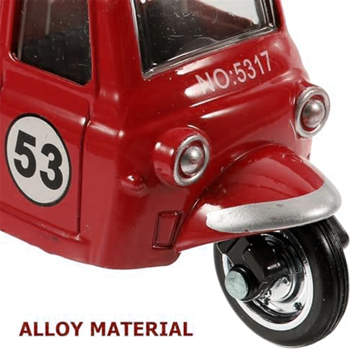 Vintage Tricycle Model Tricycle Adornment Tricycle Car Model Car Ornament Desktop Car Ornaments Statue-A