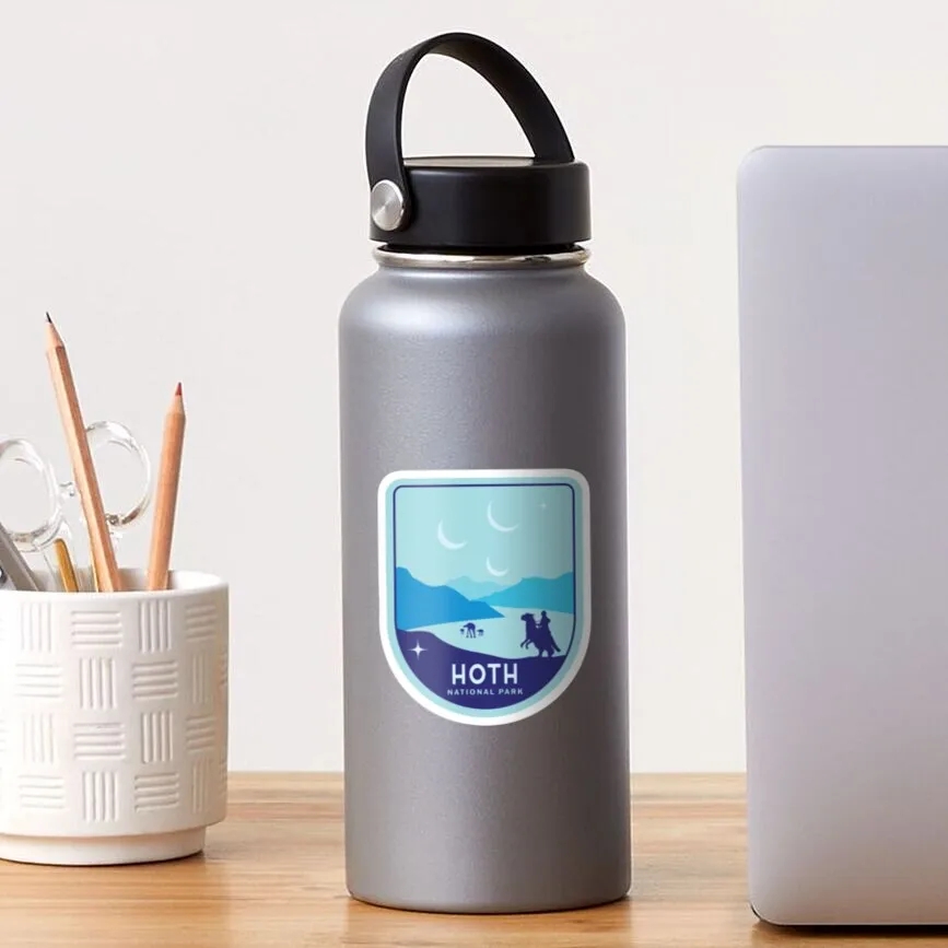 Hoth  10PCS Stickers for Wall Water Bottles Stickers Background Cute Anime Living Room Decorations Room Print Art Kid Home