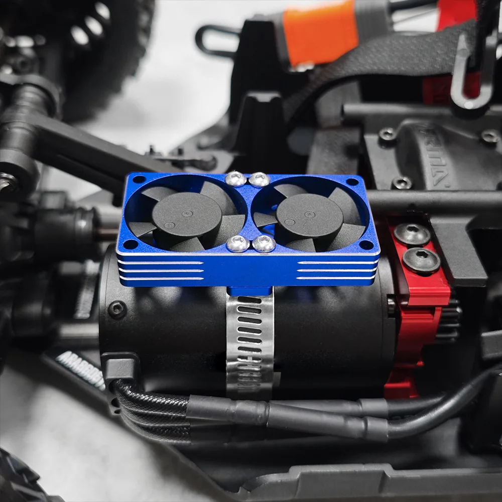 

RC Car 1/7/8/10 Adjustable Motor Heat Dissipation Dual Fan Heat Dissipation 36/40/42/49 Series Motor Heat Dissipation 22000rpm