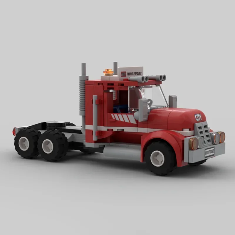 Moc tijolos de construção transporte gado revuler modelo tecnologia blocos modulares ferramenta construção carrinho brinquedos diy conjunto montagem presentes