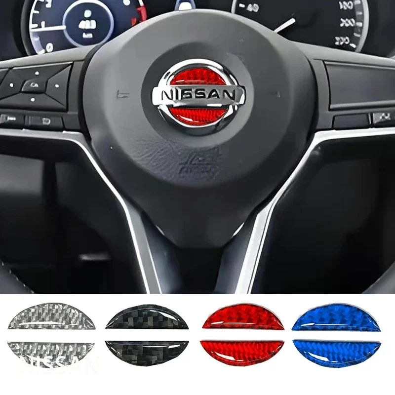 For Nissan Livina Sentra Juke Note Navara Pathfinder Leaf Murano Qashqai Sylphy Epoxy Sticker Car Steering Wheel Modified Emblem