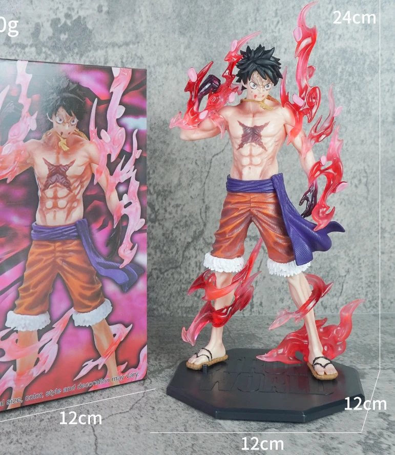 23Cm One Piece Anime Figures Monkey D Luffy Sun God Nika Action Figurine Luffy Figure PVC Model Doll Collection Toy Gift Kids ﻿