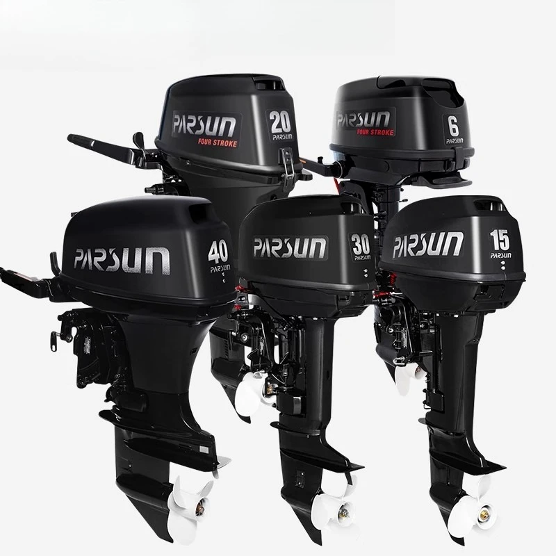 2.6HP & 3.6HP 2-Stroke Outboard Motor, Gas/Oil Mix Engine Motor for Inflatable Boat Kayak Canoe, Portable Marine Motor with