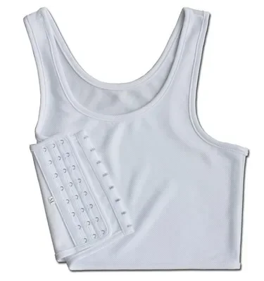 Women Breast Binder Transboy Lesbian Corset Trans Vest Summer Side Buckle Short Tank Top Underwear Shaper Bustier Chest Binder
