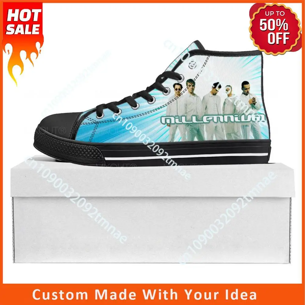 

Backstreet Boys Pop Band Bsb Fashion High Top High Quality Sneakers Mens Womens Teenager Custom Sneaker Couple Shoe Custom Shoe