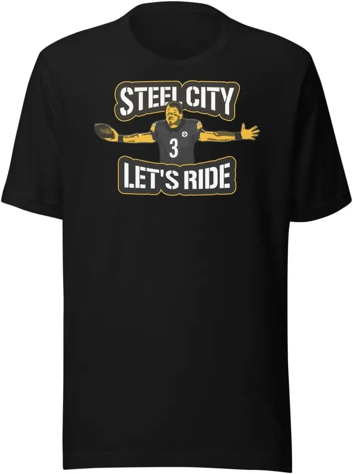 

Футболка Рассел стальной город Let's Ride