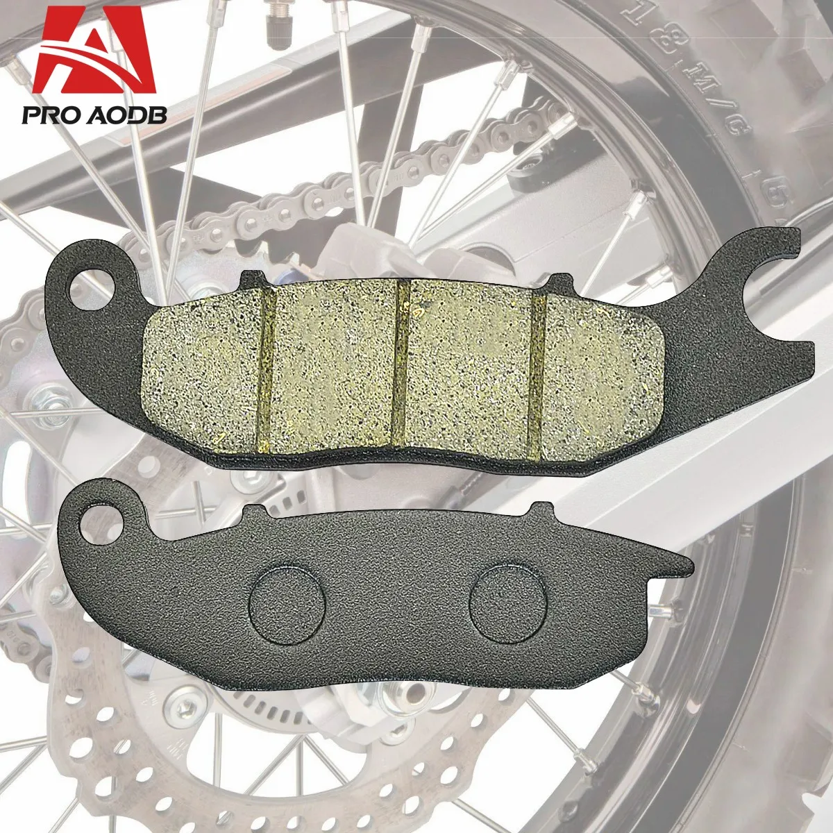 

For HONDA Motorcycle CBR125 R4 R5 RS5 RS6 RW5 RW6 RW7 RW8 RW9 RWA CBR150R XL125 V1 V2 V3 V4 V5-V9 VA Varadero Rear Brake Pads