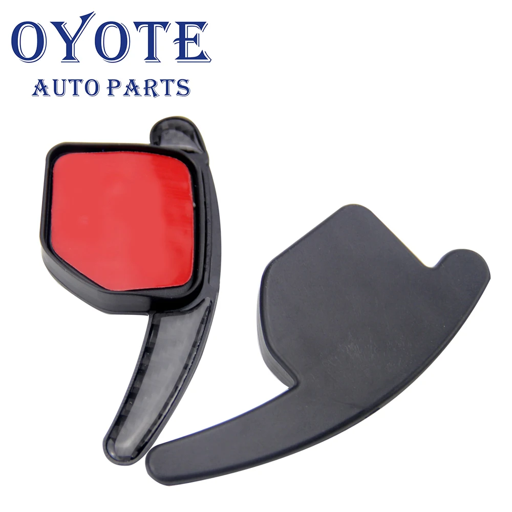 OYOTE Carbon Fiber Paddle Shift Extenders Steering Wheel Gear Shifters For Audi A1 A3 S3 TT