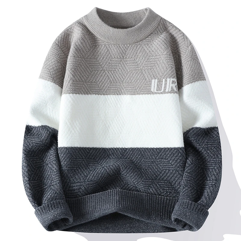 

Winter New Fashion Sweater 2024 Men Knitwear Thick Warm Knitted Pullover High Quality Mens Sweaters Casual Loose Male Jumpers