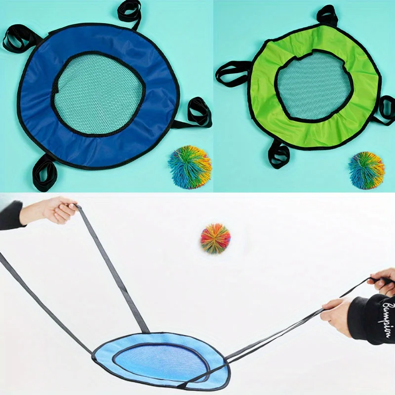 

Interactive Catch Ball Game & s - 2-Player Family Party Competition with Bonus Elastic Ball, Durable Oxford Cloth Net