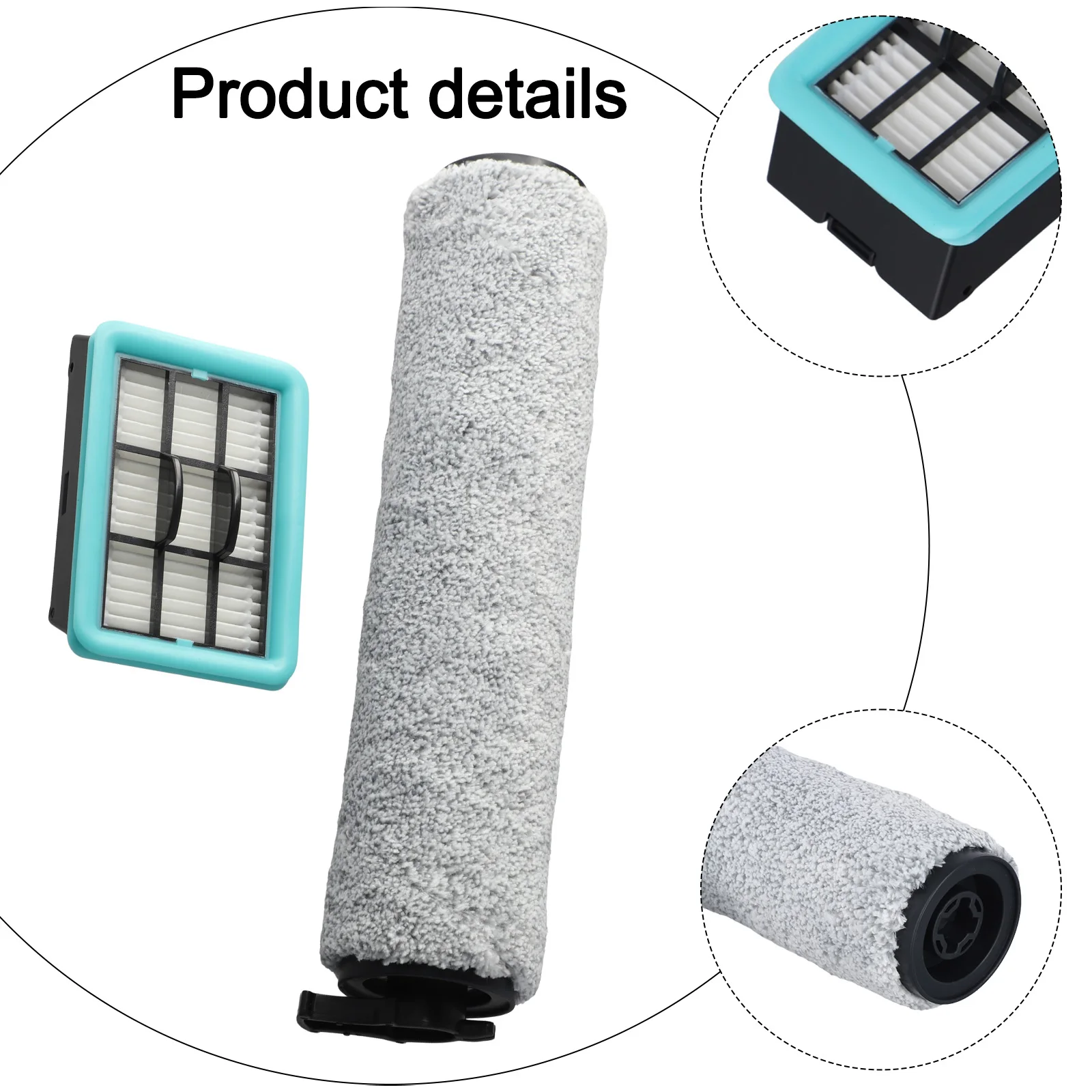 Say Goodbye to Clogged Filters with this Replaceable Roller Brush Filter for Bissell For Crosswave HF2/3845N/3831