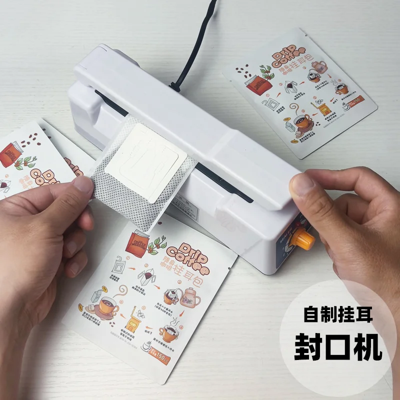 Импульсная машина для запечатывания пакетов 12 см, ручной нагрев для 100 мм, 4-дюймовый пластиковый алюминиевый пластиковый пакет, упаковочное устройство