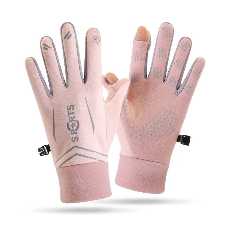 Winter Waterproof Thermal Touch Screen Ski Gloves for Men Women Thickened Fleece Lined Windproof Electric Motorcycle Riding