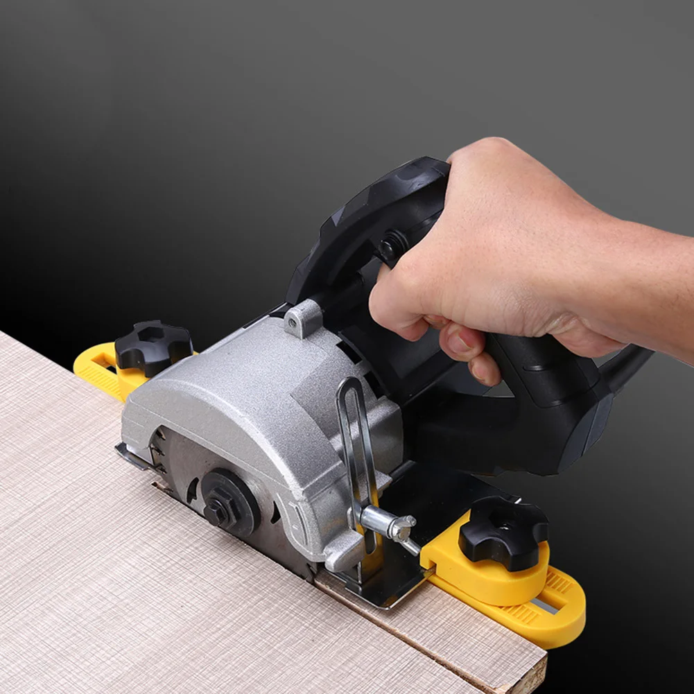 Guida base per macchina da taglio regolabile da 2 pezzi Sega circolare Fresatura Morsetti di posizionamento Guida Blocco le attività della base della taglierina Lavorazione del legno T