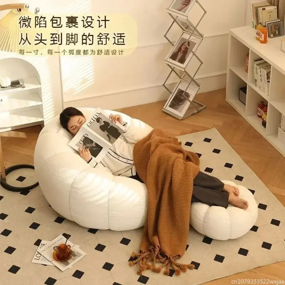 

Hot Lazy Sofa Chair Balcony Leisure Bean Bag quality Chair Sleep Sofa Living Room Sofas Modern Stool Bedroom Furniture Floor