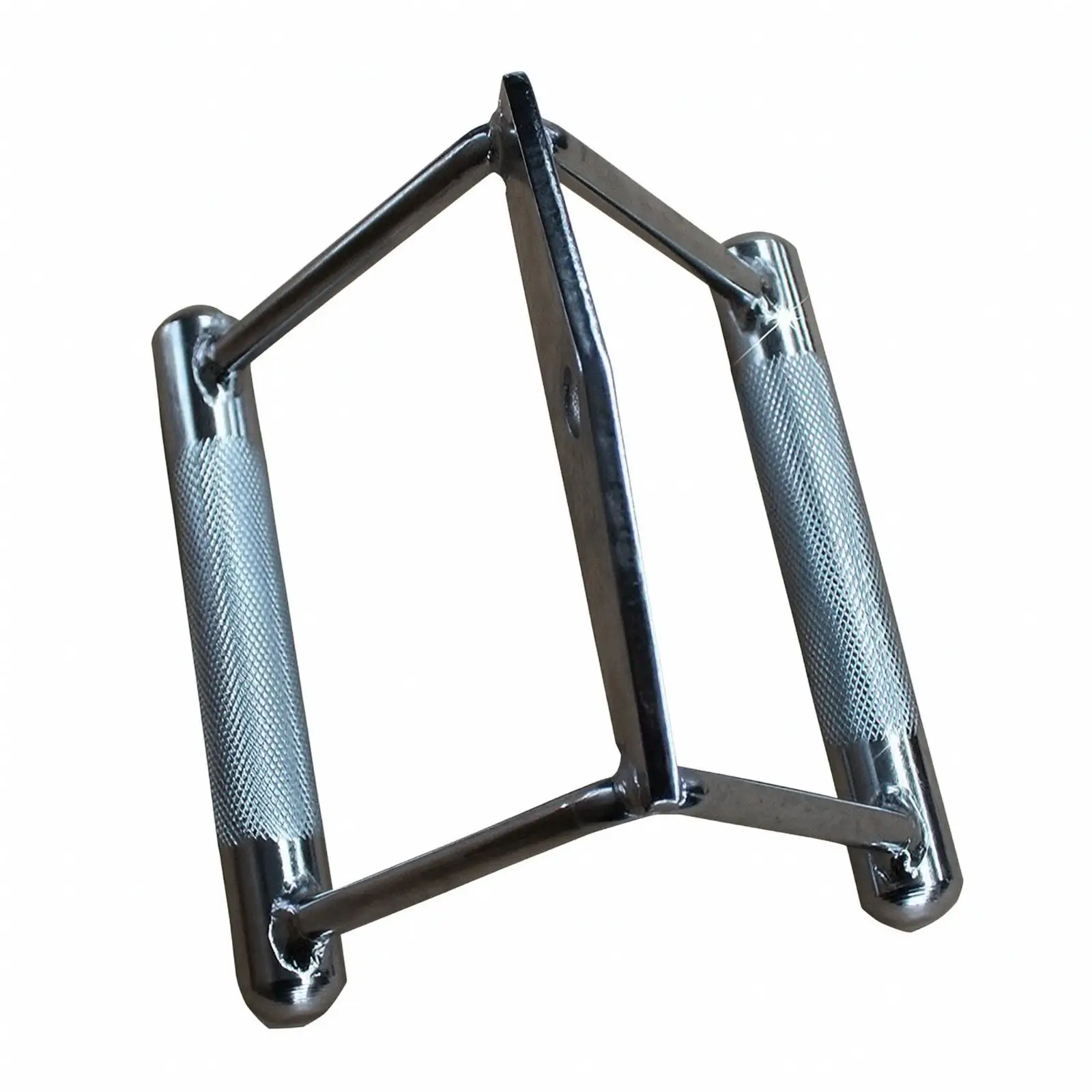 Fitness Cable Rope Grip Handle for Rowing Machine and Pulley Gym with Chrome Steel Build