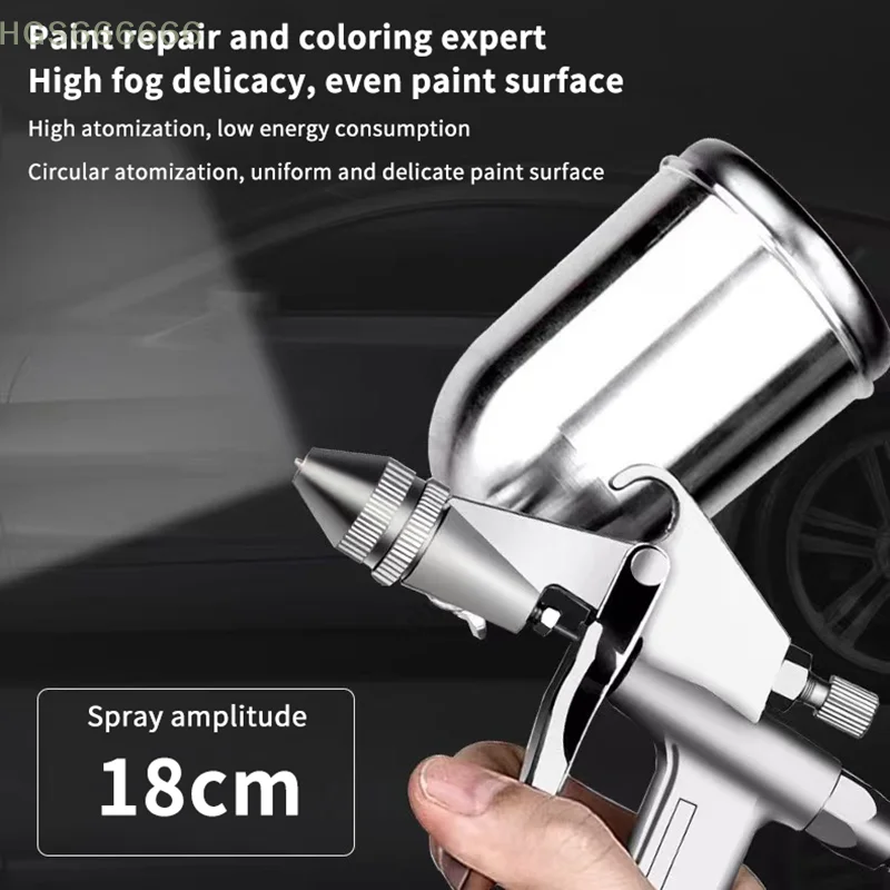 

0.5mm Nozzle Pneumatic Spray Gun, 125ml, For Car Painting and Repair Professionals