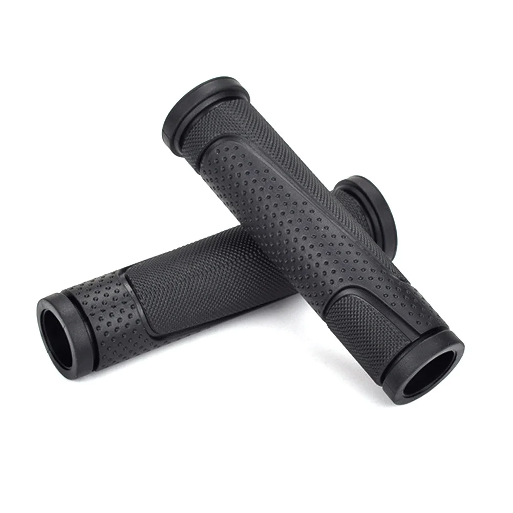 

1 Pair Rubber Handlebar Grips Durable Non-Slip Bike Grips For Mountain Road Bicycle Comfortable Ride Handle Grip Motorcycle