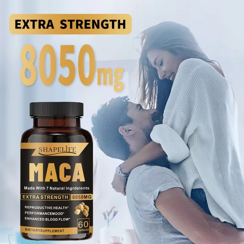 Strong Erection for Men Pills, Increase Size & Endurance,natural Tiger King Capsules Maca Root Ashwagandha Supplement 60 Tablets