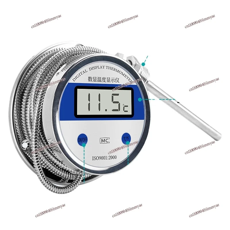 

Digital Thermometer with Probe To Measure Water Temperature, Hot Water Measuring Instrument, High Temperature Resistance and