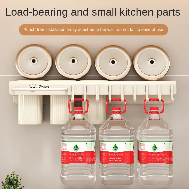 Soporte para cuchillos de acero inoxidable montado en la pared, estante de almacenamiento de cocina, cubiertos, paños de cocina, escurridor de