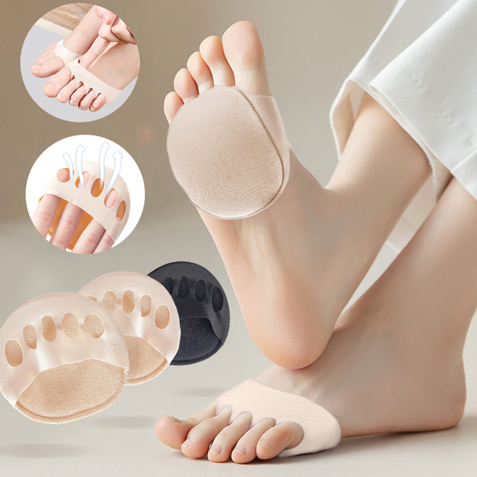  Metatarsal Forefoot Pads for Women High Heels Shoes Insoles Calluses Corns Foot Pain Care Ball of Cushions Socks Toe Pad Inserts 