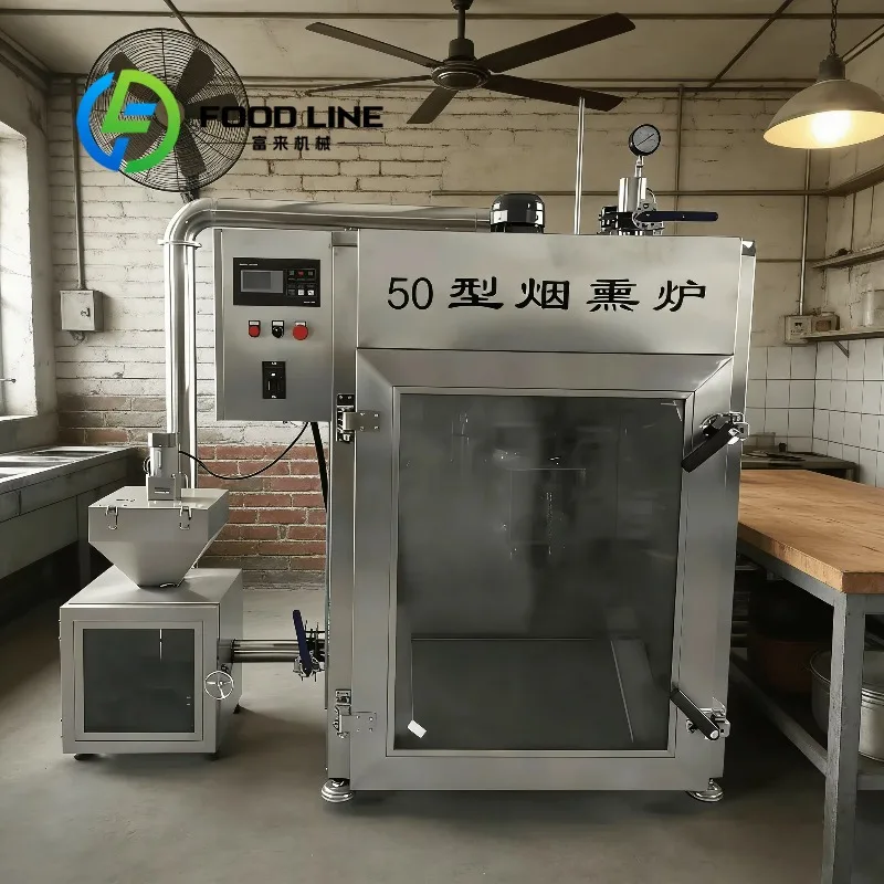 Smoking Oven, Customizable Commercial Smoker, Process Chicken, Duck, Beef And Ham, Different Capacity Options For Food Factories