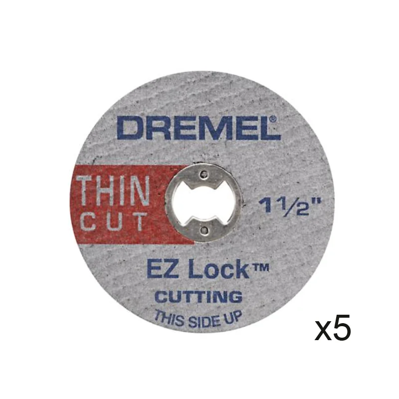 5PCS DREMEL EZ409 Ultra Thin Cut Disc 38mm Diameter Cut-Off Wheel Alumina Abrasive Reinforced Glass Fiber Cutting Disc