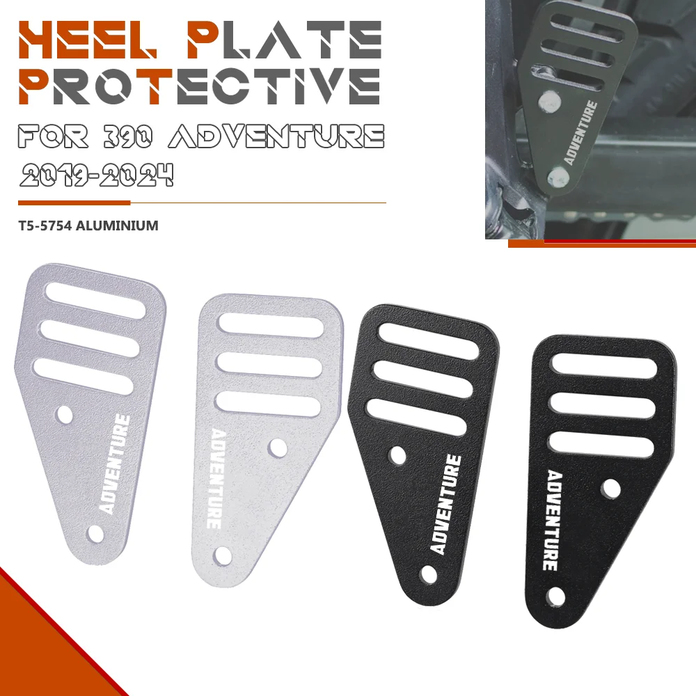 

For 390 ADV 390 ADVENTURE 2019-2021 Motorcycle Accessories Passenger Peg LUGGAGE STRAP PLATE SET Heel Protective Cover Guard