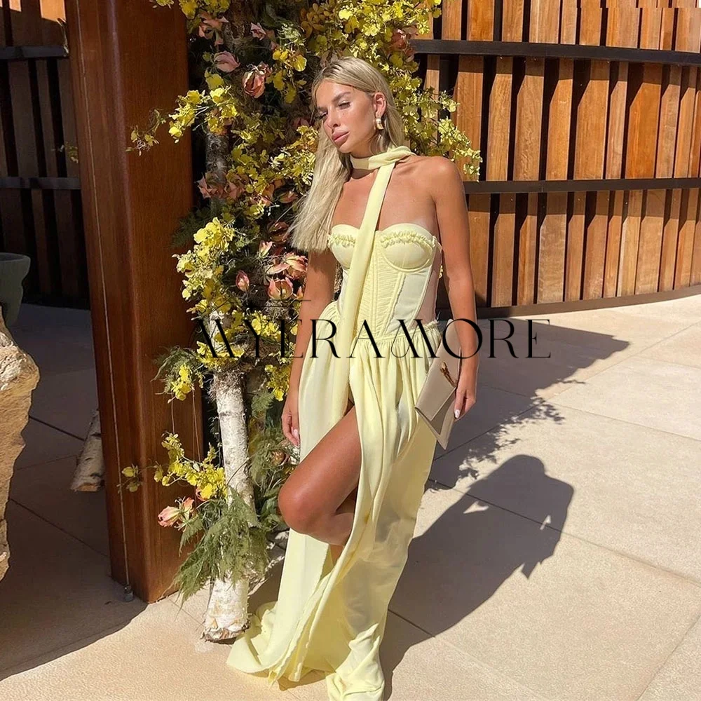 Einfache herzförmige Abendkleider, A-Linie, Rüschen, Seitenschlitz, Party-Abschlussball-Kleider, maßgeschneidert