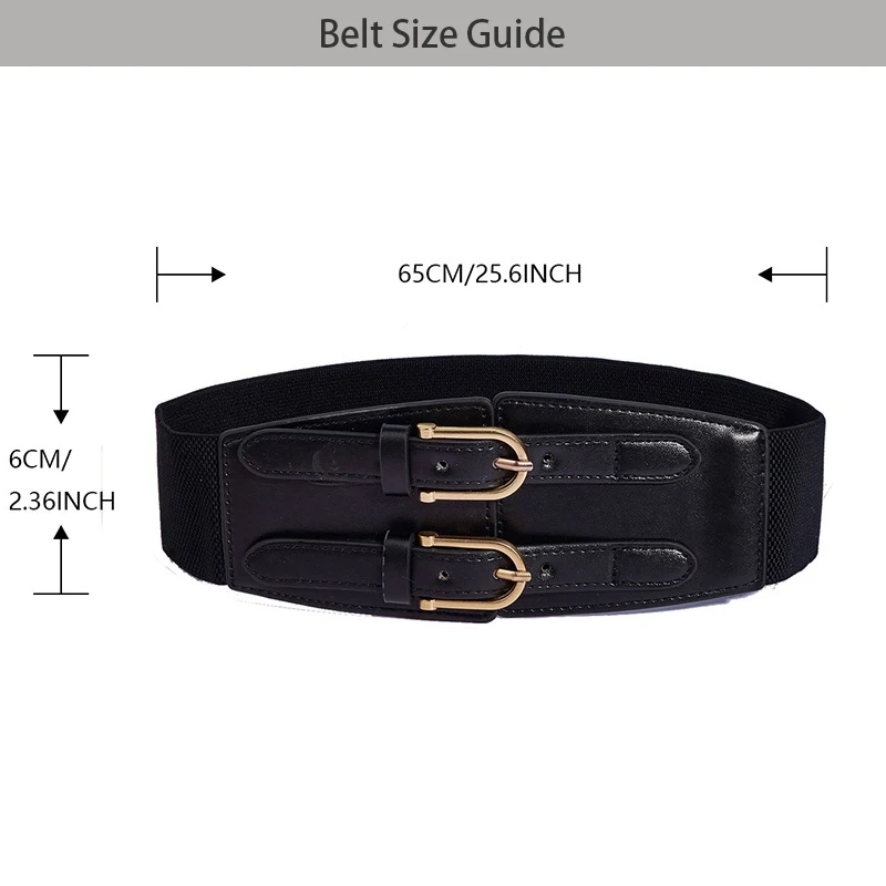 أزياء المرأة مشد حزام عريض بو الجلود التخسيس الجسم حزام السيدات مرونة عالية حزام خصر القوطية فستان حزام