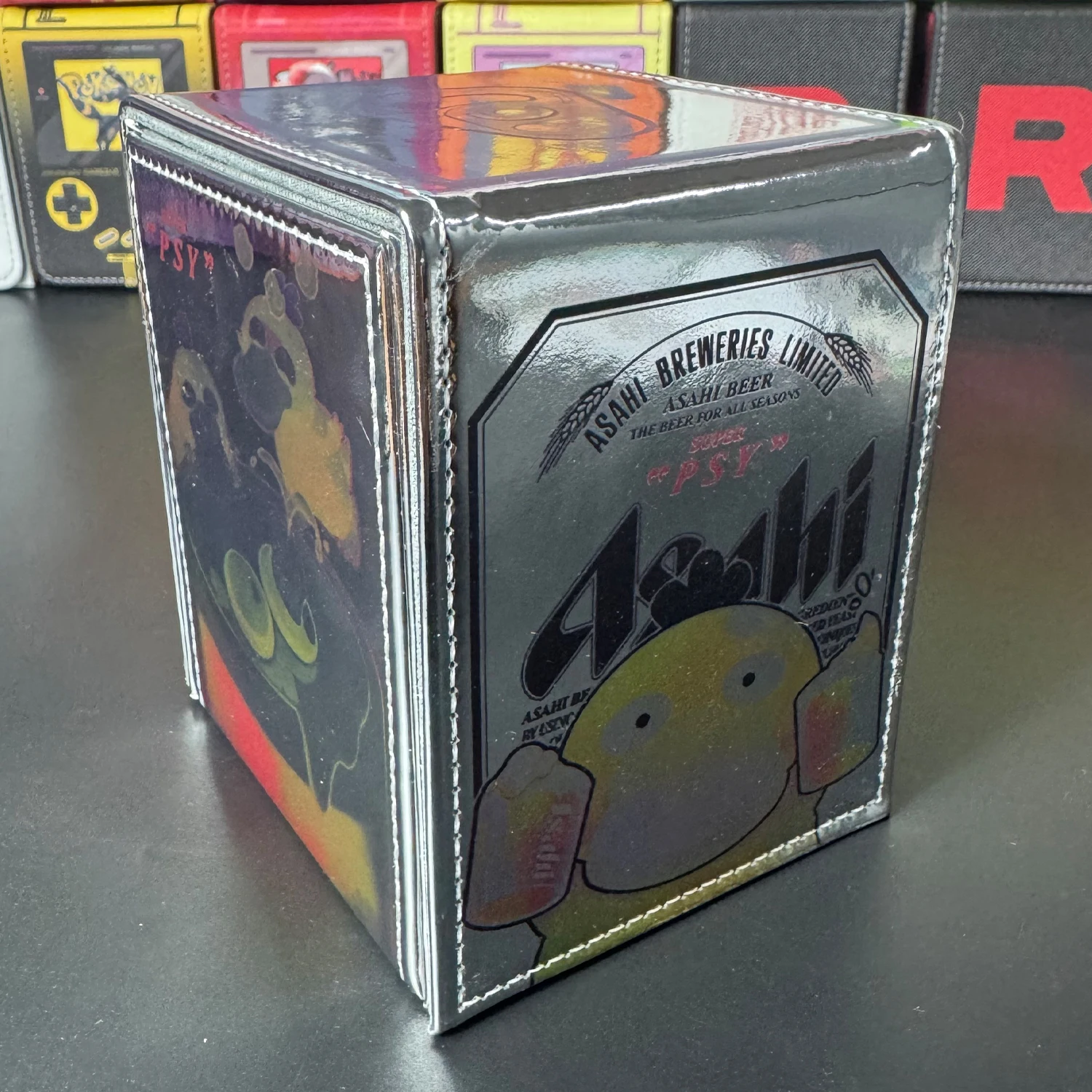 

Diy Self Made Ptcg Psyduck Cute Card Storage Box Ws Opcg Ptcg Psyduck High-End Leather Card Storage Box Anime Cards Gift Toys