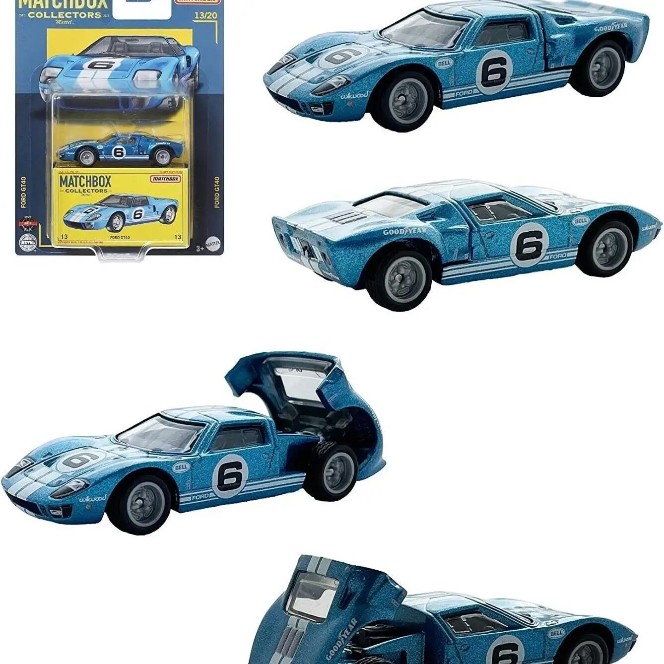 Streichholz schachtel 1:64 Honda MR2 W20 Lamborghini Diablo Ford Bronco GT40 GBJ48 Sammlung Druckguss legierung Wagen Modell Ornamente