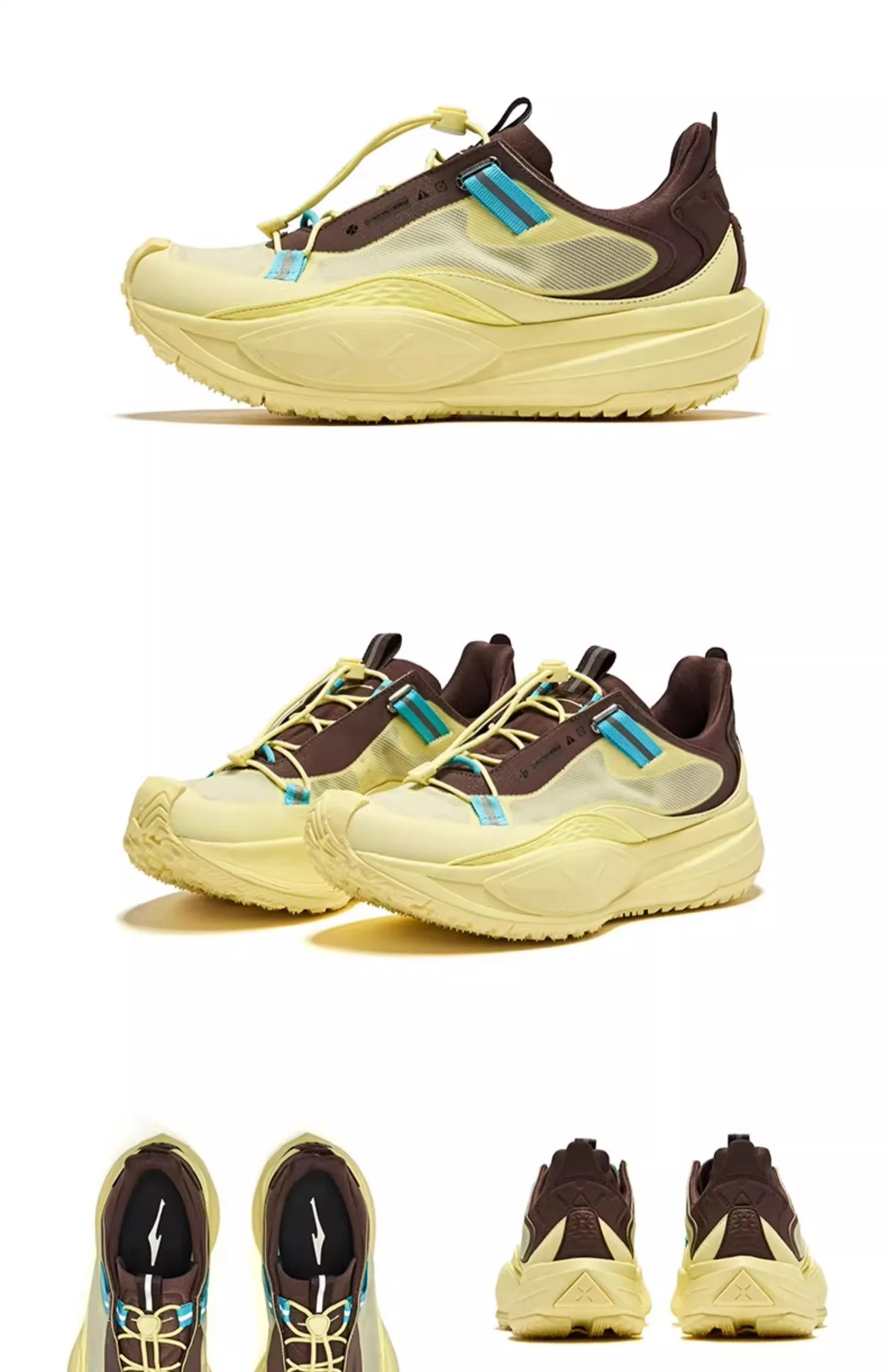 Thick Bottomed Height Increasing Comfortable Sports Shoes Wear-resistant Running Shoes Anti-slip Lightweight Hiking Shoes