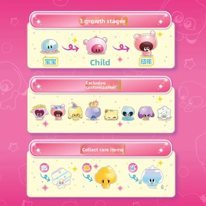 Punirunes Zachte Puni Huisdier Machine Kinderen Voeden Interactieve Puni Tuo Mogozi Beeldje Model Terug Naar School Anime Speelgoed