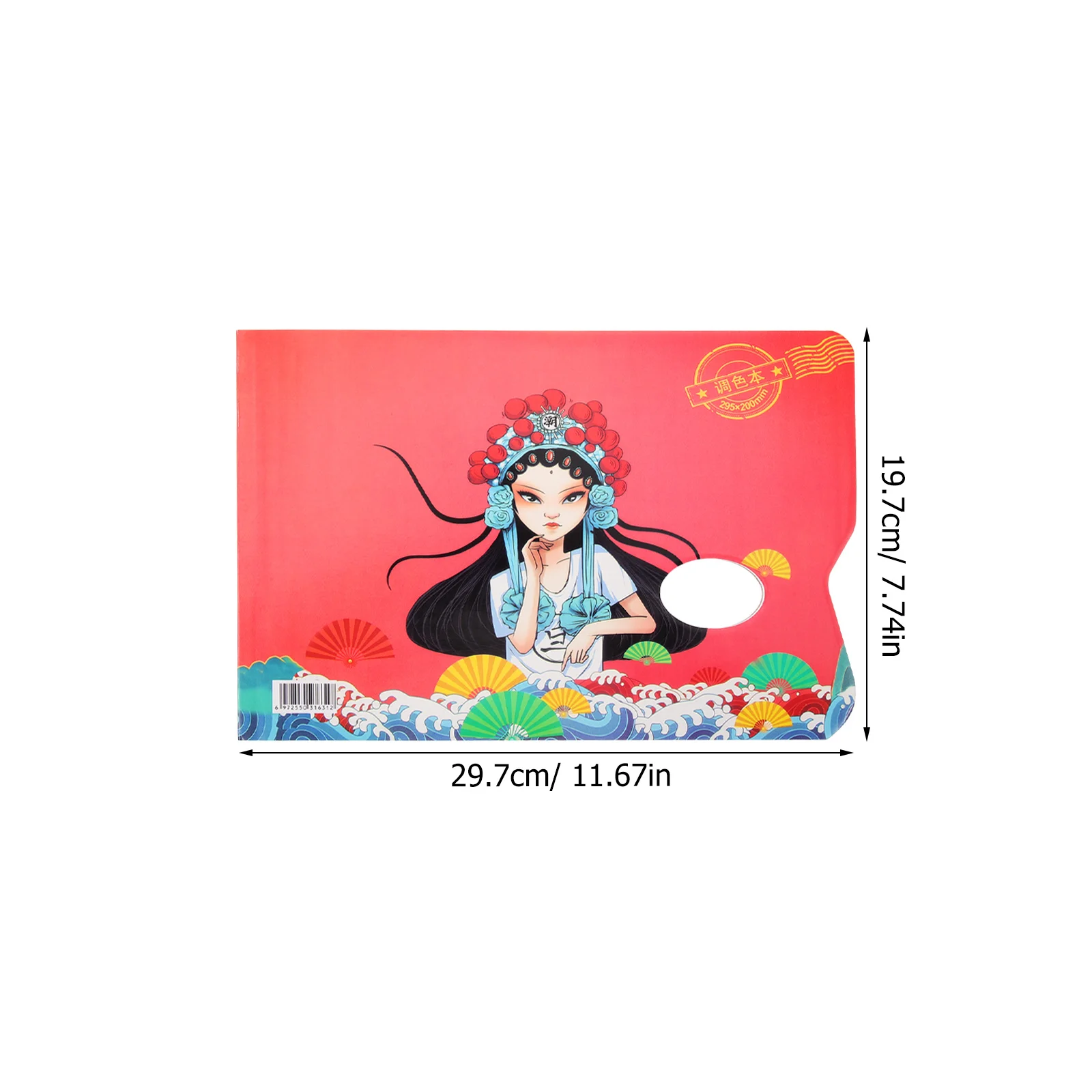 2 Books Smooth Surface Color Mixing Paper Professional Grade Disposable Palettes for Painting and Nail Art Studio Use