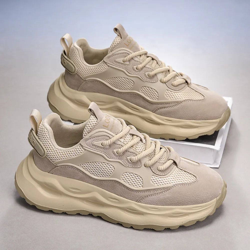 2026 Fashionable Sporty Dad Shoes for Men Casual Shoes New Arrival Teenagers All-Match Low Top Sne
