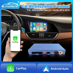 Wireless Carplay Module for Alfa Romeo Giulia 2016-2019 Android Auto Box Mirror Link AirPlay Built-in Support for iPhone Android