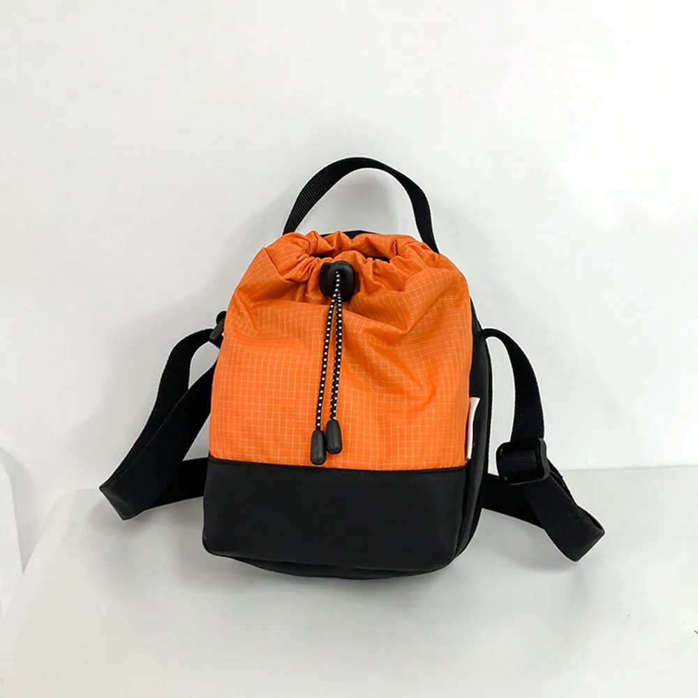 Fashionable Couple Drawstring Bag Casual Men\'s/Women\'s Diagonal Shoulder Bag Fitness Outdoor Hiking Crossbody Bag Lovers Gift