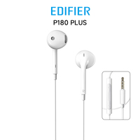 Edifier P180 Plus Wired Earphones 3.5mm Earphones AUX Line-In Control Clear Phone Call with Microphone